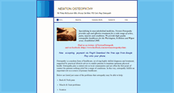 Desktop Screenshot of newtonosteopaths.co.uk