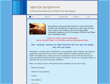 Tablet Screenshot of newtonosteopaths.co.uk